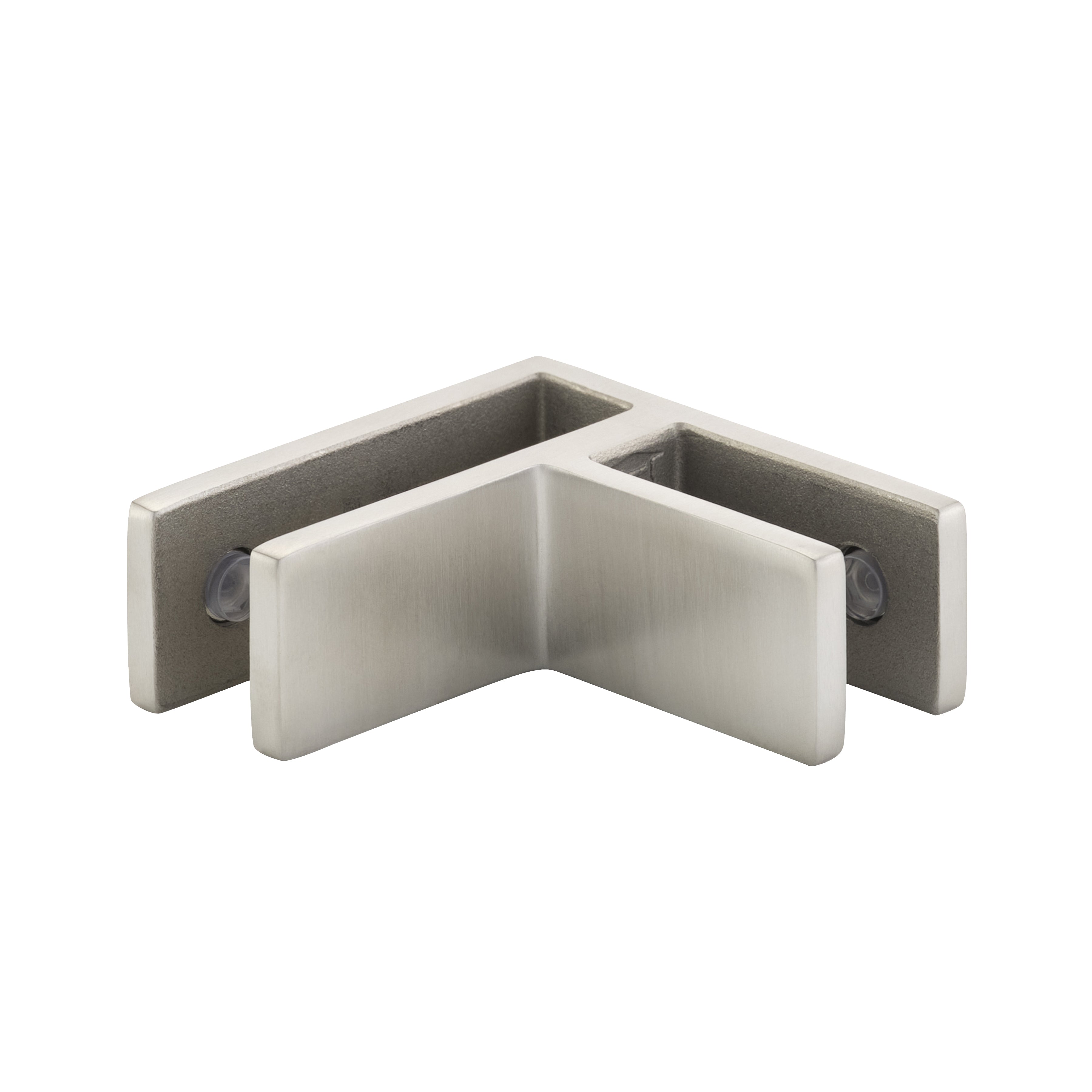 image 90 Degree Glass to Glass Stainless Steel Stiffener Bracket